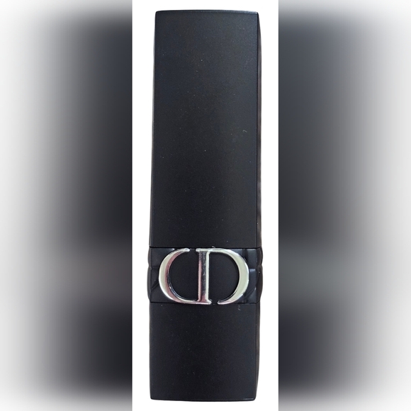 Christian Dior Red Velvet Pouch with Logo and Rouge Dior Lipstick #558. New! - Picture 9 of 11